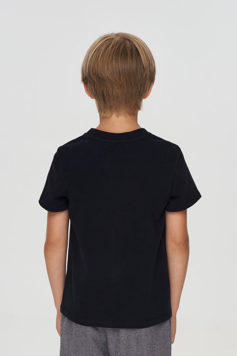 Printed T-Shirt, black