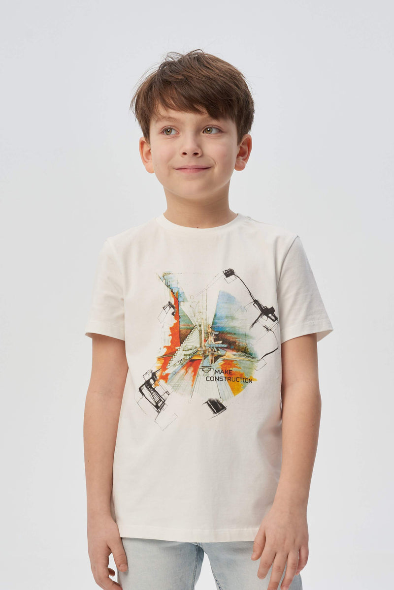 Colorful abstract printed T-Shirt