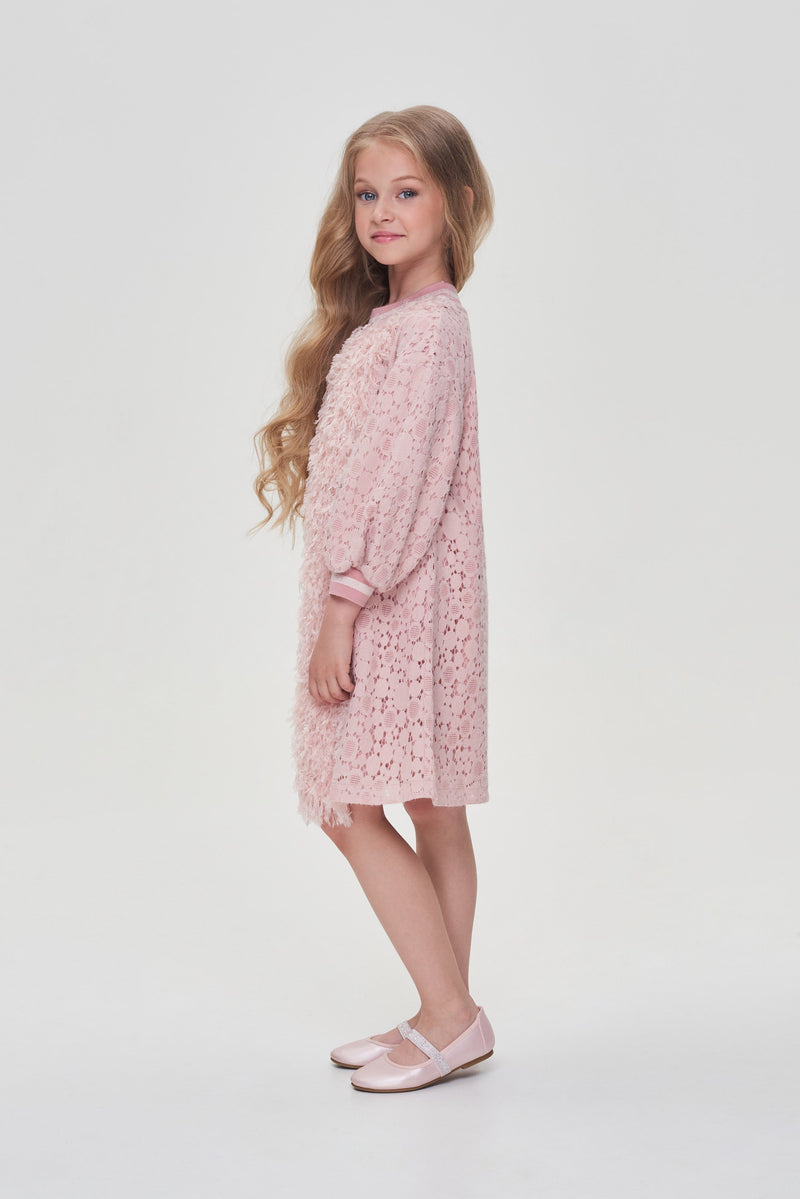 Soft Combined Lace Dress