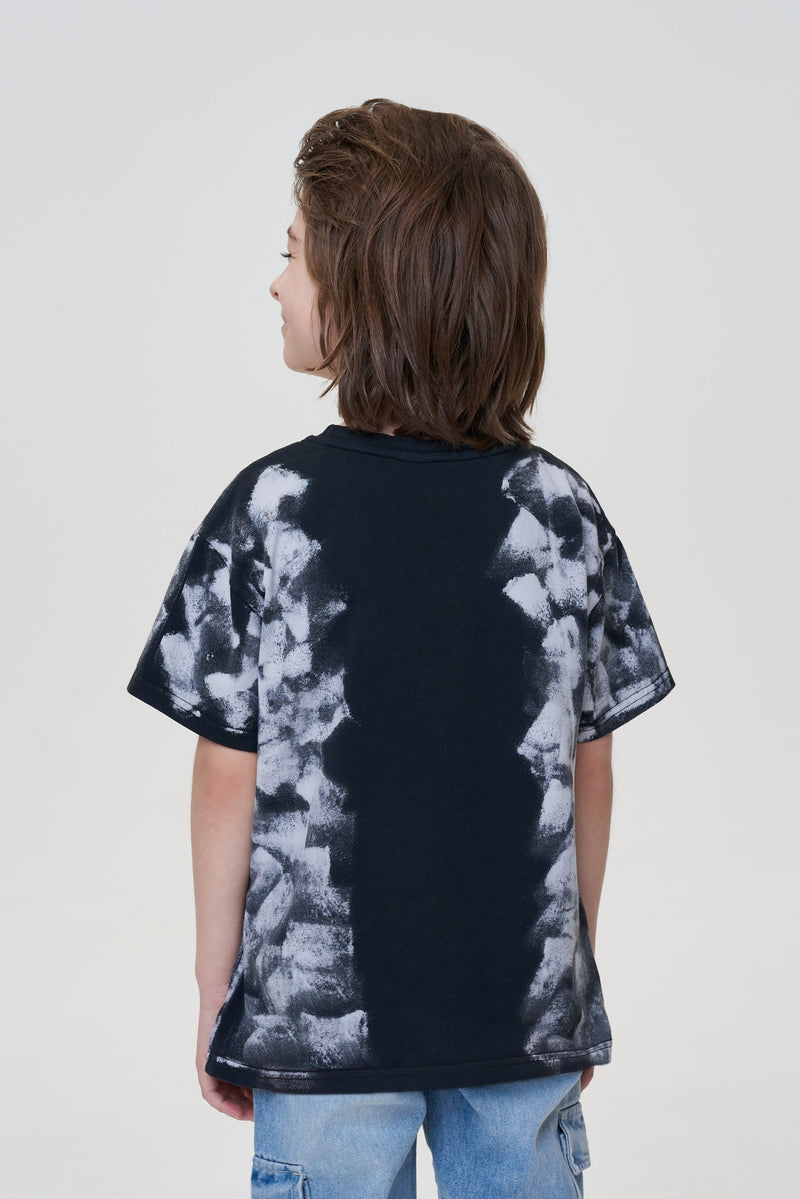 Printed Tie-die T-Shirt